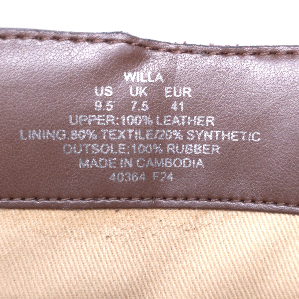 LAUREN Ralph Lauren Ankle Boots Willa Dark Mahogany 9.5 Medium - Picture 9 of 10